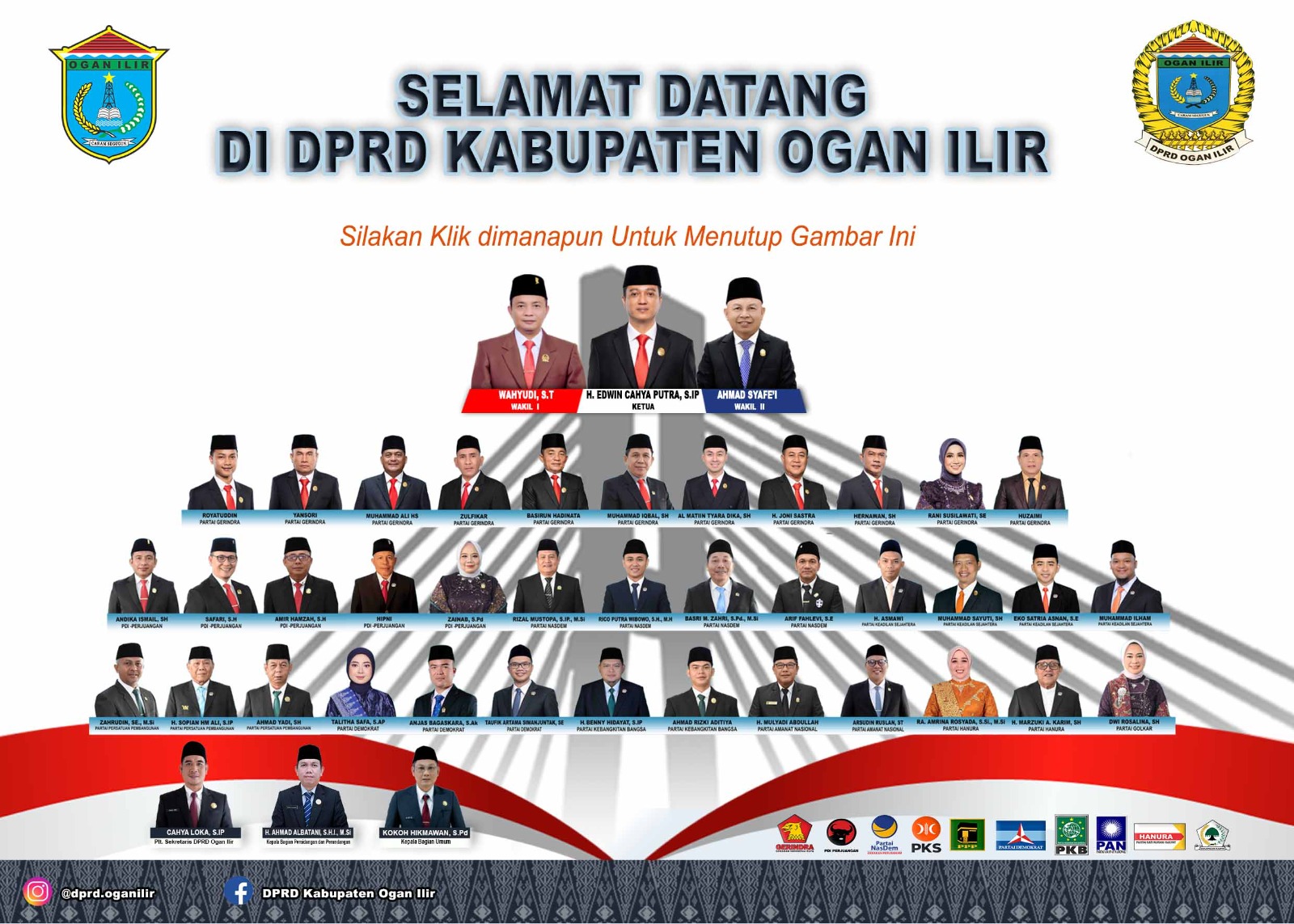Informasi Layanan Tamu DPRD